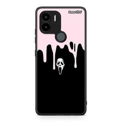 Θήκη Xiaomi Redmi A1+ / A2+ Melting Halloween Mask από τη Smartfits με σχέδιο στο πίσω μέρος και μαύρο περίβλημα | Xiaomi Redmi A1+ / A2+ Melting Halloween Mask Case with Colorful Back and Black Bezels
