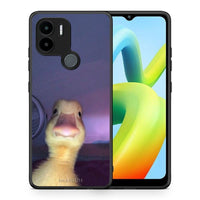 Thumbnail for Θήκη Xiaomi Redmi A1+ / A2+ Meme Duck από τη Smartfits με σχέδιο στο πίσω μέρος και μαύρο περίβλημα | Xiaomi Redmi A1+ / A2+ Meme Duck Case with Colorful Back and Black Bezels