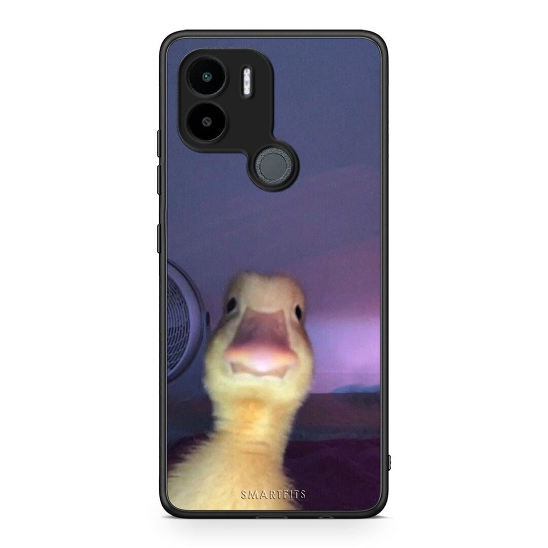 Θήκη Xiaomi Redmi A1+ / A2+ Meme Duck από τη Smartfits με σχέδιο στο πίσω μέρος και μαύρο περίβλημα | Xiaomi Redmi A1+ / A2+ Meme Duck Case with Colorful Back and Black Bezels