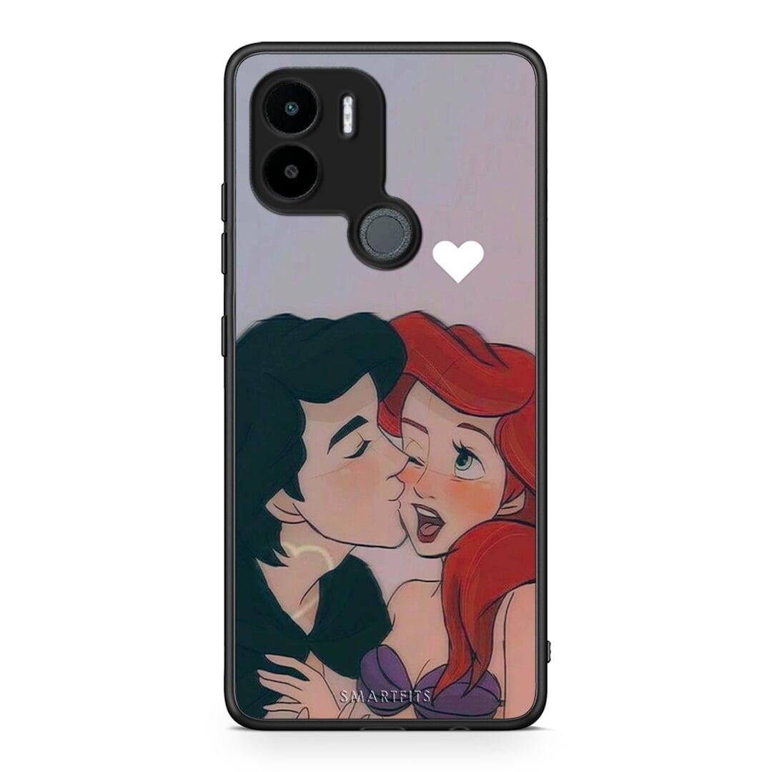 Θήκη Xiaomi Redmi A1+ / A2+ Mermaid Couple από τη Smartfits με σχέδιο στο πίσω μέρος και μαύρο περίβλημα | Xiaomi Redmi A1+ / A2+ Mermaid Couple Case with Colorful Back and Black Bezels