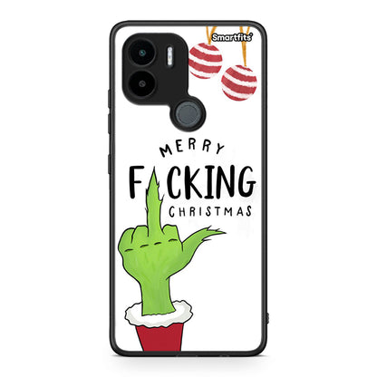 Θήκη Xiaomi Redmi A1+ / A2+ Merry F Xmas από τη Smartfits με σχέδιο στο πίσω μέρος και μαύρο περίβλημα | Xiaomi Redmi A1+ / A2+ Merry F Xmas Case with Colorful Back and Black Bezels