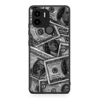 Thumbnail for Θήκη Xiaomi Redmi A1+ / A2+ Money Dollars από τη Smartfits με σχέδιο στο πίσω μέρος και μαύρο περίβλημα | Xiaomi Redmi A1+ / A2+ Money Dollars Case with Colorful Back and Black Bezels
