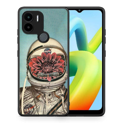 Θήκη Xiaomi Redmi A1+ / A2+ Nasa Bloom από τη Smartfits με σχέδιο στο πίσω μέρος και μαύρο περίβλημα | Xiaomi Redmi A1+ / A2+ Nasa Bloom Case with Colorful Back and Black Bezels