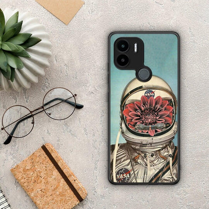 Θήκη Xiaomi Redmi A1+ / A2+ Nasa Bloom από τη Smartfits με σχέδιο στο πίσω μέρος και μαύρο περίβλημα | Xiaomi Redmi A1+ / A2+ Nasa Bloom Case with Colorful Back and Black Bezels