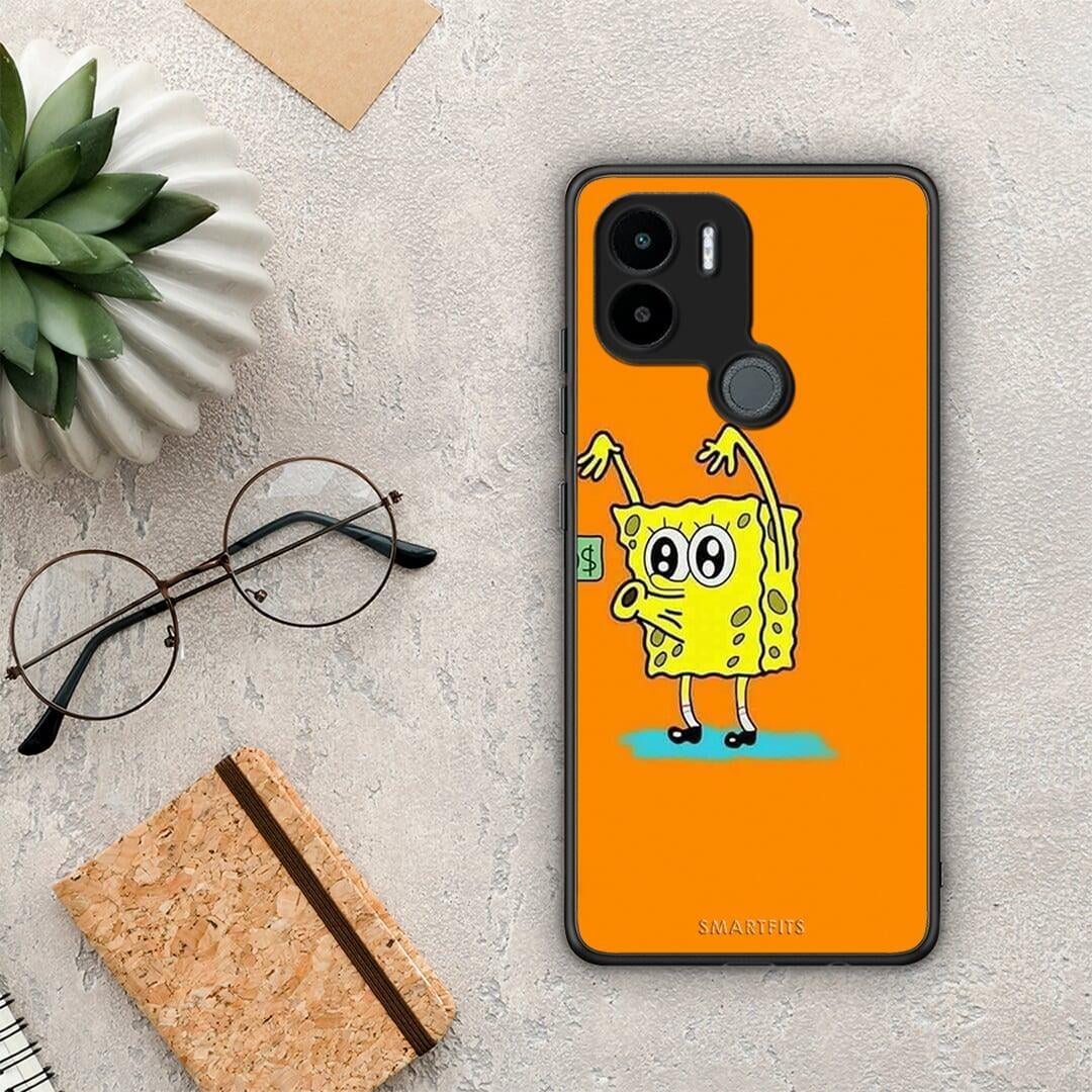 Θήκη Xiaomi Redmi A1+ / A2+ No Money 2 από τη Smartfits με σχέδιο στο πίσω μέρος και μαύρο περίβλημα | Xiaomi Redmi A1+ / A2+ No Money 2 Case with Colorful Back and Black Bezels