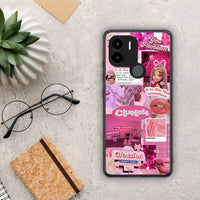 Thumbnail for Θήκη Xiaomi Redmi A1+ / A2+ Pink Love από τη Smartfits με σχέδιο στο πίσω μέρος και μαύρο περίβλημα | Xiaomi Redmi A1+ / A2+ Pink Love Case with Colorful Back and Black Bezels