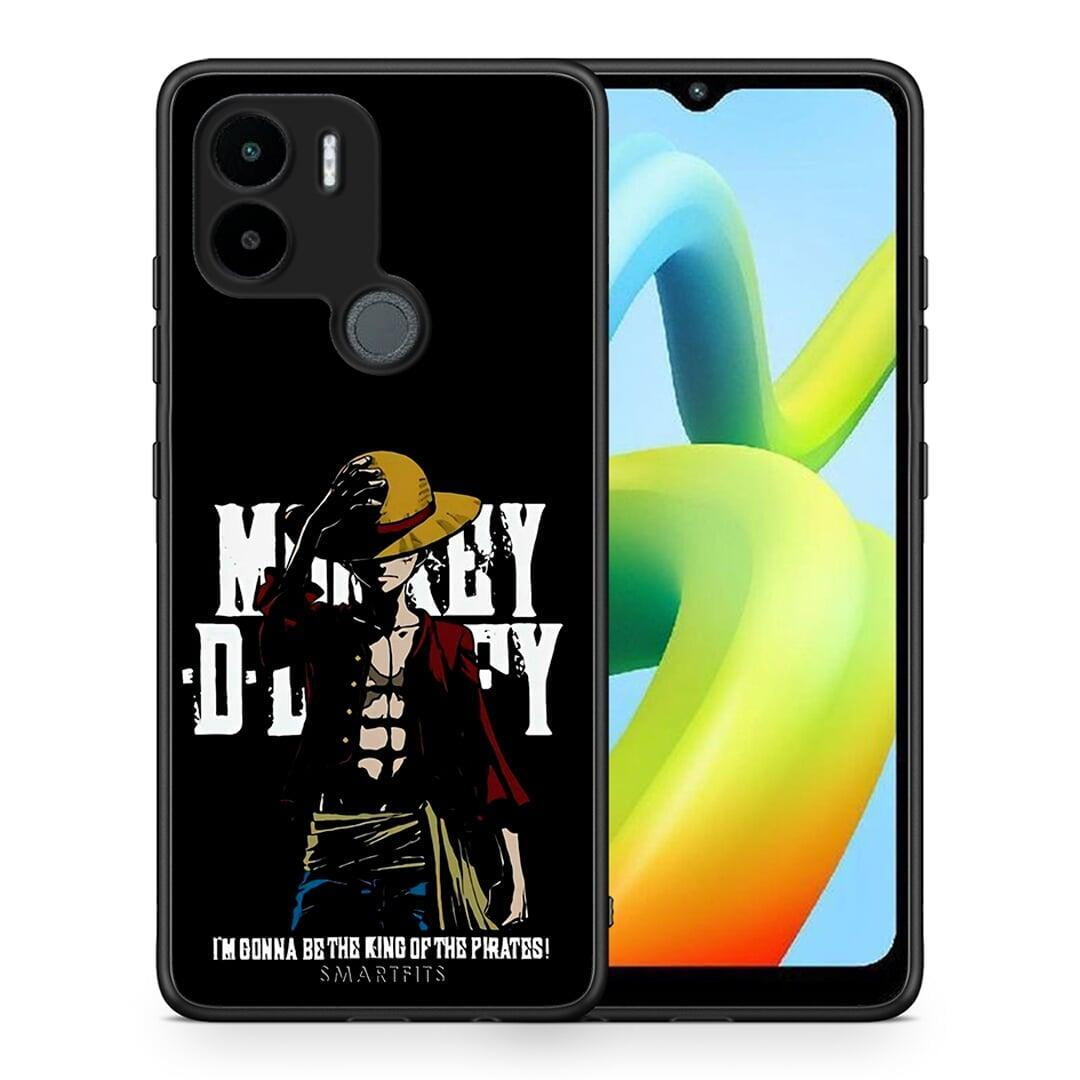 Θήκη Xiaomi Redmi A1+ / A2+ Pirate King από τη Smartfits με σχέδιο στο πίσω μέρος και μαύρο περίβλημα | Xiaomi Redmi A1+ / A2+ Pirate King Case with Colorful Back and Black Bezels