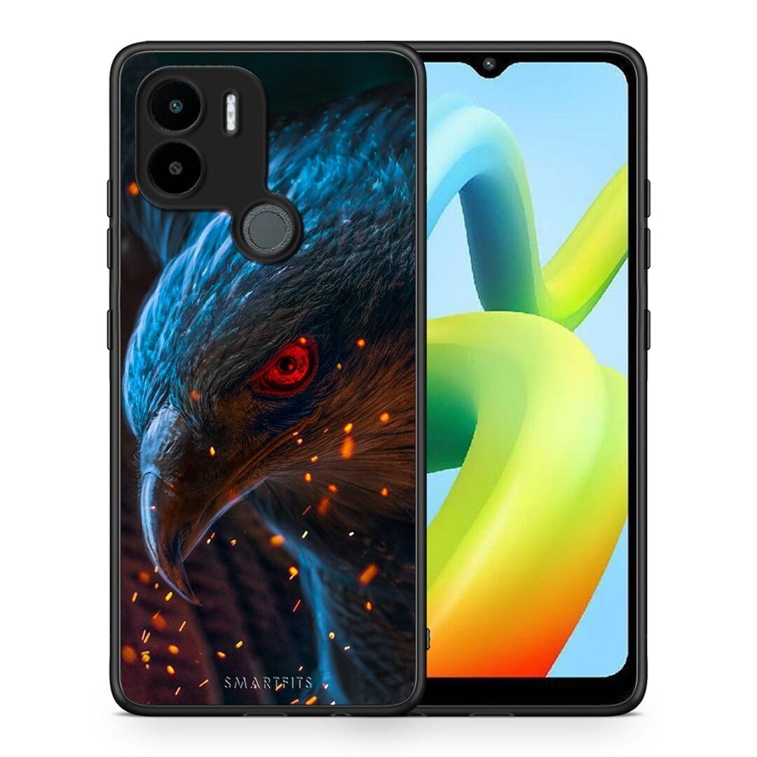 Θήκη Xiaomi Redmi A1+ / A2+ PopArt Eagle από τη Smartfits με σχέδιο στο πίσω μέρος και μαύρο περίβλημα | Xiaomi Redmi A1+ / A2+ PopArt Eagle Case with Colorful Back and Black Bezels