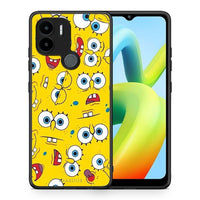 Thumbnail for Θήκη Xiaomi Redmi A1+ / A2+ PopArt Sponge από τη Smartfits με σχέδιο στο πίσω μέρος και μαύρο περίβλημα | Xiaomi Redmi A1+ / A2+ PopArt Sponge Case with Colorful Back and Black Bezels