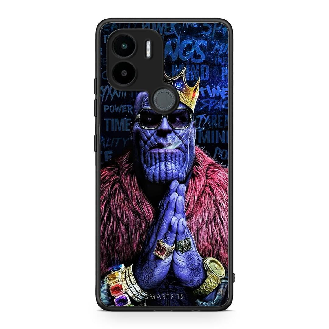 Θήκη Xiaomi Redmi A1+ / A2+ PopArt Thanos από τη Smartfits με σχέδιο στο πίσω μέρος και μαύρο περίβλημα | Xiaomi Redmi A1+ / A2+ PopArt Thanos Case with Colorful Back and Black Bezels
