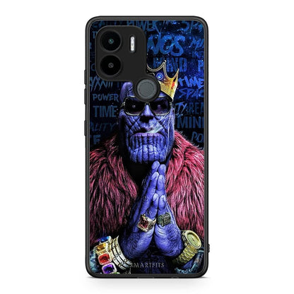 Θήκη Xiaomi Redmi A1+ / A2+ PopArt Thanos από τη Smartfits με σχέδιο στο πίσω μέρος και μαύρο περίβλημα | Xiaomi Redmi A1+ / A2+ PopArt Thanos Case with Colorful Back and Black Bezels