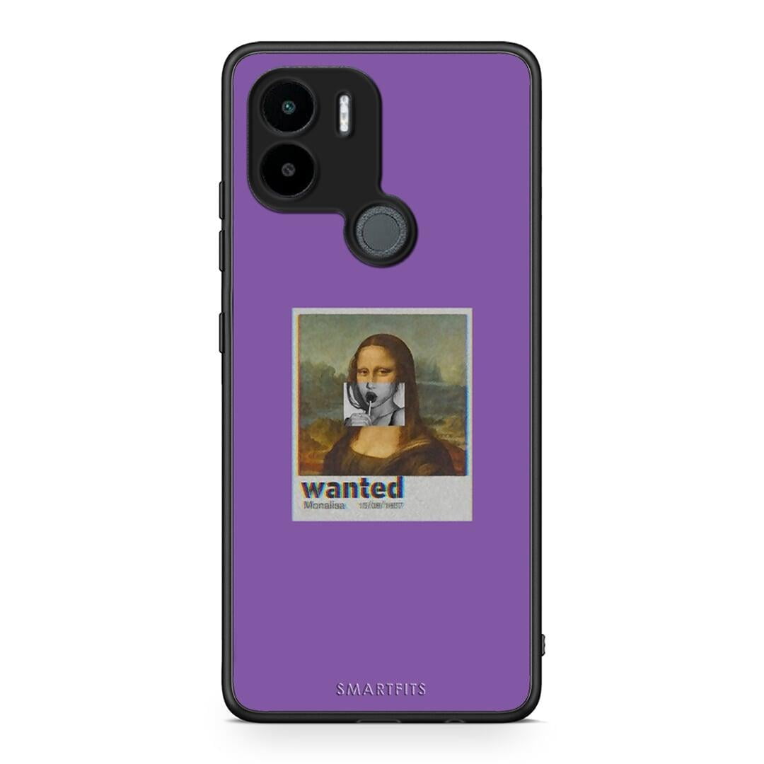 Θήκη Xiaomi Redmi A1+ / A2+ Popart Monalisa από τη Smartfits με σχέδιο στο πίσω μέρος και μαύρο περίβλημα | Xiaomi Redmi A1+ / A2+ Popart Monalisa Case with Colorful Back and Black Bezels