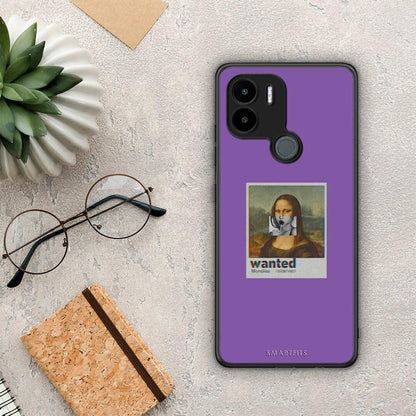 Θήκη Xiaomi Redmi A1+ / A2+ Popart Monalisa από τη Smartfits με σχέδιο στο πίσω μέρος και μαύρο περίβλημα | Xiaomi Redmi A1+ / A2+ Popart Monalisa Case with Colorful Back and Black Bezels