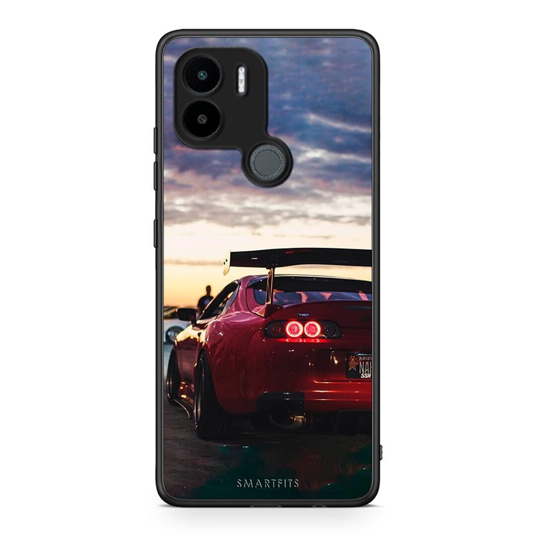Θήκη Xiaomi Redmi A1+ / A2+ Racing Supra από τη Smartfits με σχέδιο στο πίσω μέρος και μαύρο περίβλημα | Xiaomi Redmi A1+ / A2+ Racing Supra Case with Colorful Back and Black Bezels