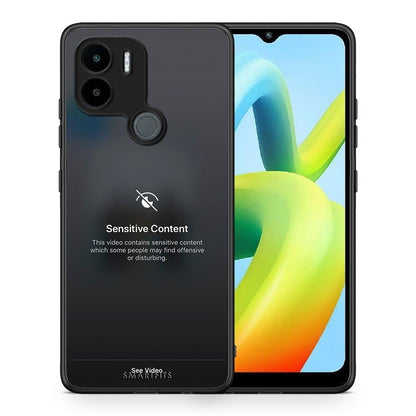 Θήκη Xiaomi Redmi A1+ / A2+ Sensitive Content από τη Smartfits με σχέδιο στο πίσω μέρος και μαύρο περίβλημα | Xiaomi Redmi A1+ / A2+ Sensitive Content Case with Colorful Back and Black Bezels
