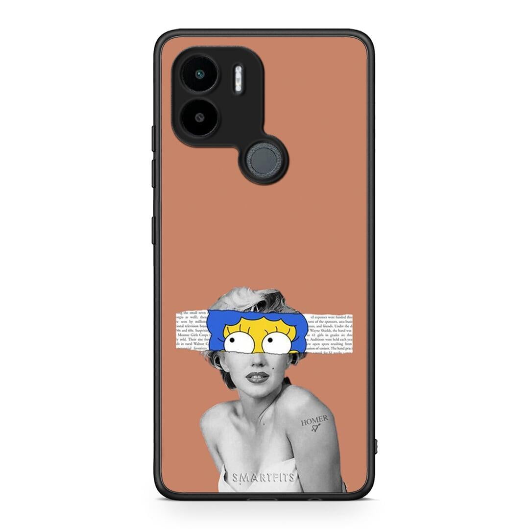 Θήκη Xiaomi Redmi A1+ / A2+ Sim Merilyn από τη Smartfits με σχέδιο στο πίσω μέρος και μαύρο περίβλημα | Xiaomi Redmi A1+ / A2+ Sim Merilyn Case with Colorful Back and Black Bezels