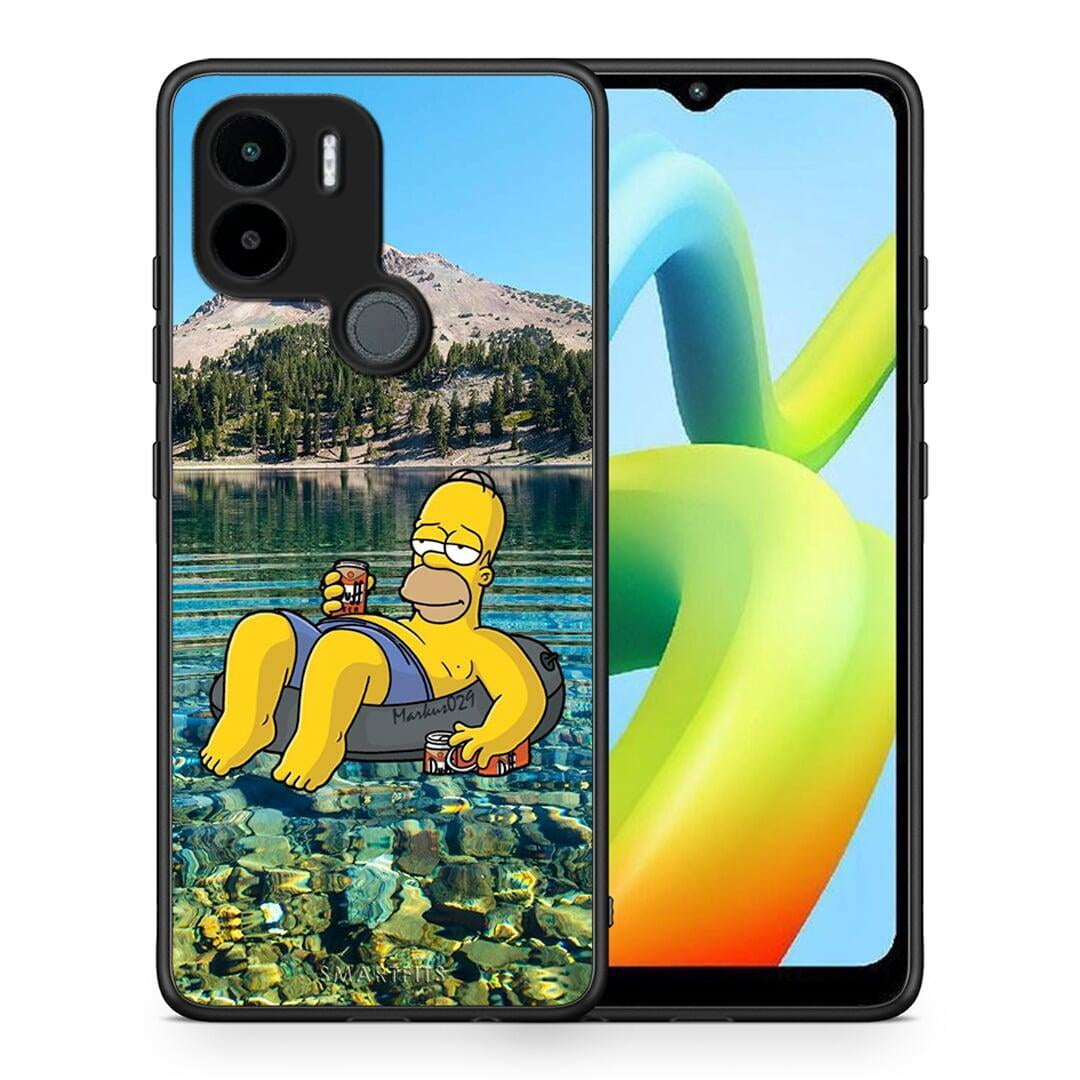 Θήκη Xiaomi Redmi A1+ / A2+ Summer Happiness από τη Smartfits με σχέδιο στο πίσω μέρος και μαύρο περίβλημα | Xiaomi Redmi A1+ / A2+ Summer Happiness Case with Colorful Back and Black Bezels
