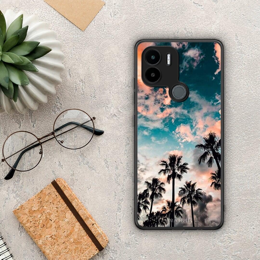 Θήκη Xiaomi Redmi A1+ / A2+ Summer Sky από τη Smartfits με σχέδιο στο πίσω μέρος και μαύρο περίβλημα | Xiaomi Redmi A1+ / A2+ Summer Sky Case with Colorful Back and Black Bezels