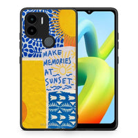 Thumbnail for Θήκη Xiaomi Redmi A1+ / A2+ Sunset Memories από τη Smartfits με σχέδιο στο πίσω μέρος και μαύρο περίβλημα | Xiaomi Redmi A1+ / A2+ Sunset Memories Case with Colorful Back and Black Bezels