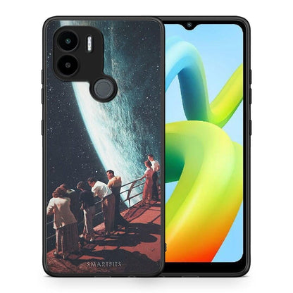 Θήκη Xiaomi Redmi A1+ / A2+ Surreal View από τη Smartfits με σχέδιο στο πίσω μέρος και μαύρο περίβλημα | Xiaomi Redmi A1+ / A2+ Surreal View Case with Colorful Back and Black Bezels