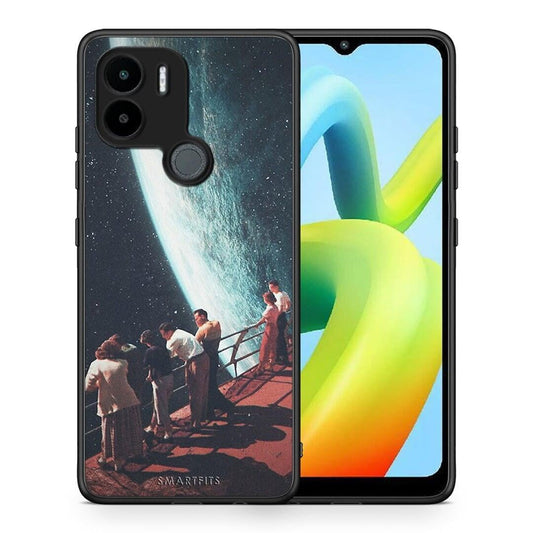 Θήκη Xiaomi Redmi A1+ / A2+ Surreal View από τη Smartfits με σχέδιο στο πίσω μέρος και μαύρο περίβλημα | Xiaomi Redmi A1+ / A2+ Surreal View Case with Colorful Back and Black Bezels