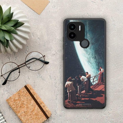 Θήκη Xiaomi Redmi A1+ / A2+ Surreal View από τη Smartfits με σχέδιο στο πίσω μέρος και μαύρο περίβλημα | Xiaomi Redmi A1+ / A2+ Surreal View Case with Colorful Back and Black Bezels