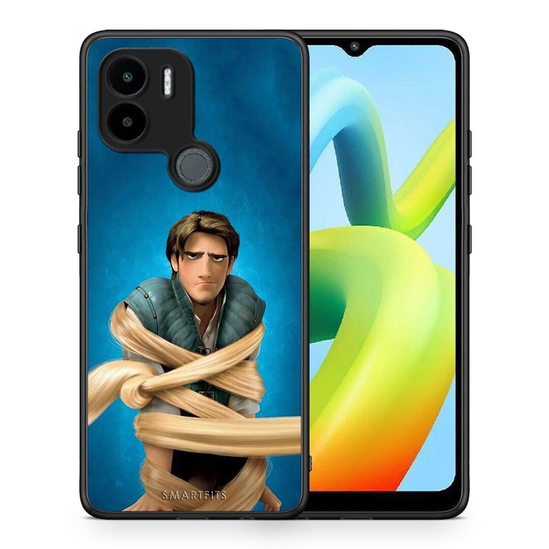 Θήκη Xiaomi Redmi A1+ / A2+ Tangled 1 από τη Smartfits με σχέδιο στο πίσω μέρος και μαύρο περίβλημα | Xiaomi Redmi A1+ / A2+ Tangled 1 Case with Colorful Back and Black Bezels