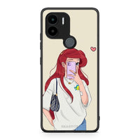 Thumbnail for Θήκη Xiaomi Redmi A1+ / A2+ Walking Mermaid από τη Smartfits με σχέδιο στο πίσω μέρος και μαύρο περίβλημα | Xiaomi Redmi A1+ / A2+ Walking Mermaid Case with Colorful Back and Black Bezels