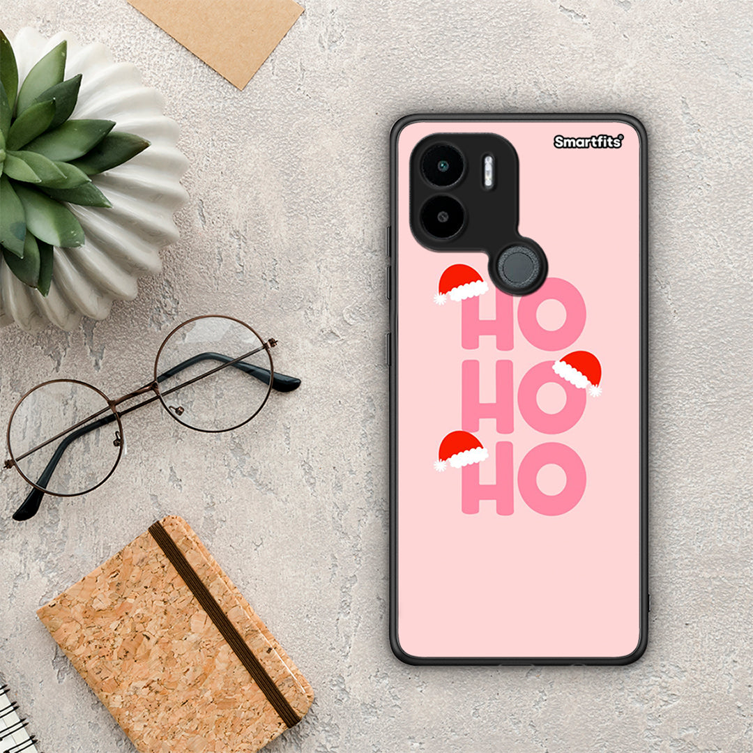 Θήκη Xiaomi Redmi A1+ / A2+ Xmas Ho Ho Ho από τη Smartfits με σχέδιο στο πίσω μέρος και μαύρο περίβλημα | Xiaomi Redmi A1+ / A2+ Xmas Ho Ho Ho Case with Colorful Back and Black Bezels