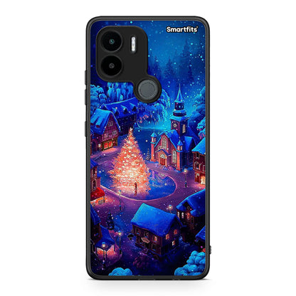 Θήκη Xiaomi Redmi A1+ / A2+ Xmas Village από τη Smartfits με σχέδιο στο πίσω μέρος και μαύρο περίβλημα | Xiaomi Redmi A1+ / A2+ Xmas Village Case with Colorful Back and Black Bezels