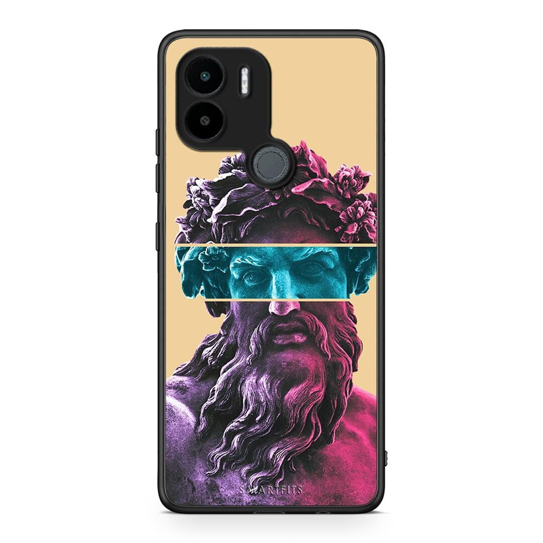 Θήκη Xiaomi Redmi A1+ / A2+ Zeus Art από τη Smartfits με σχέδιο στο πίσω μέρος και μαύρο περίβλημα | Xiaomi Redmi A1+ / A2+ Zeus Art Case with Colorful Back and Black Bezels