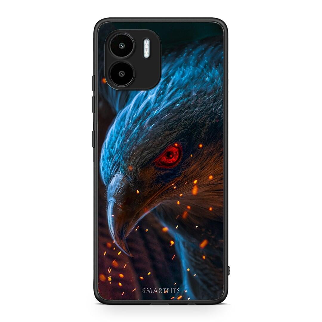 Θήκη Xiaomi Redmi A1 / A2 PopArt Eagle από τη Smartfits με σχέδιο στο πίσω μέρος και μαύρο περίβλημα | Xiaomi Redmi A1 / A2 PopArt Eagle Case with Colorful Back and Black Bezels