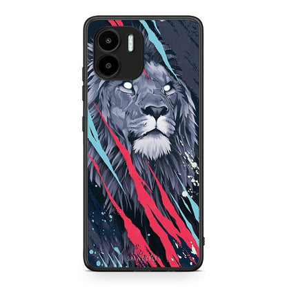 Θήκη Xiaomi Redmi A1 / A2 PopArt Lion Designer από τη Smartfits με σχέδιο στο πίσω μέρος και μαύρο περίβλημα | Xiaomi Redmi A1 / A2 PopArt Lion Designer Case with Colorful Back and Black Bezels
