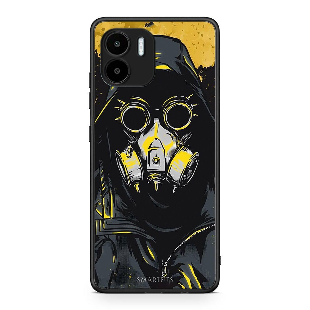 Θήκη Xiaomi Redmi A1 / A2 PopArt Mask από τη Smartfits με σχέδιο στο πίσω μέρος και μαύρο περίβλημα | Xiaomi Redmi A1 / A2 PopArt Mask Case with Colorful Back and Black Bezels