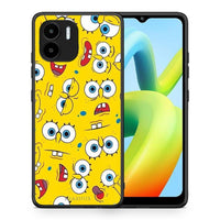 Thumbnail for Θήκη Xiaomi Redmi A1 / A2 PopArt Sponge από τη Smartfits με σχέδιο στο πίσω μέρος και μαύρο περίβλημα | Xiaomi Redmi A1 / A2 PopArt Sponge Case with Colorful Back and Black Bezels