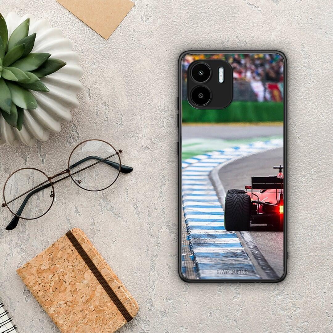 Θήκη Xiaomi Redmi A1 / A2 Racing Vibes από τη Smartfits με σχέδιο στο πίσω μέρος και μαύρο περίβλημα | Xiaomi Redmi A1 / A2 Racing Vibes Case with Colorful Back and Black Bezels