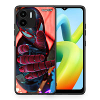 Thumbnail for Θήκη Xiaomi Redmi A1 / A2 Spider Hand από τη Smartfits με σχέδιο στο πίσω μέρος και μαύρο περίβλημα | Xiaomi Redmi A1 / A2 Spider Hand Case with Colorful Back and Black Bezels