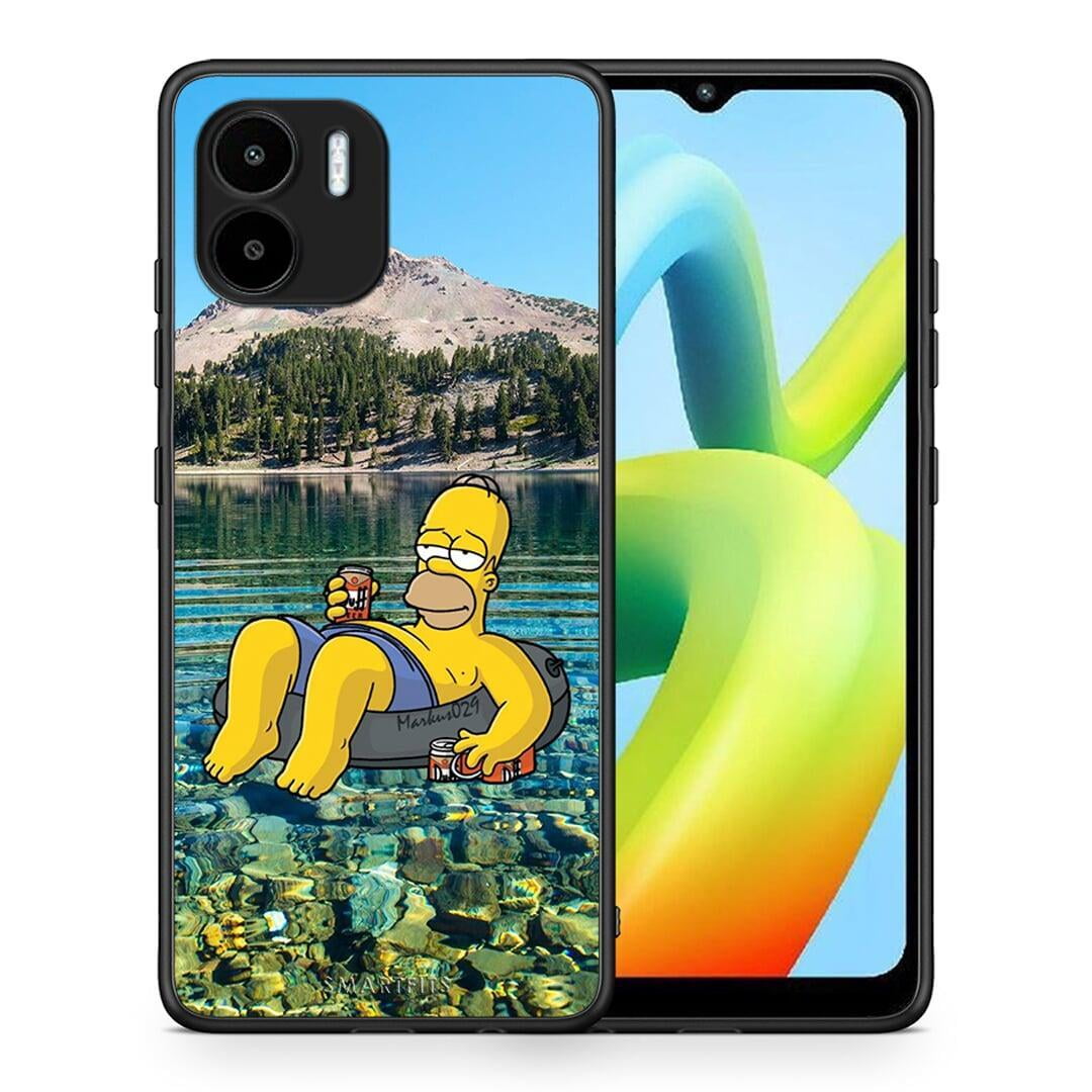 Θήκη Xiaomi Redmi A1 / A2 Summer Happiness από τη Smartfits με σχέδιο στο πίσω μέρος και μαύρο περίβλημα | Xiaomi Redmi A1 / A2 Summer Happiness Case with Colorful Back and Black Bezels