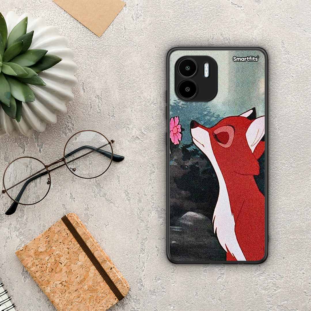 Θήκη Xiaomi Redmi A1 / A2 Tod And Vixey Love 2 από τη Smartfits με σχέδιο στο πίσω μέρος και μαύρο περίβλημα | Xiaomi Redmi A1 / A2 Tod And Vixey Love 2 Case with Colorful Back and Black Bezels