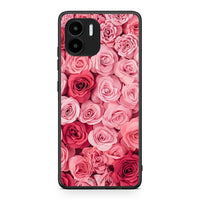 Thumbnail for Θήκη Xiaomi Redmi A1 / A2 Valentine RoseGarden από τη Smartfits με σχέδιο στο πίσω μέρος και μαύρο περίβλημα | Xiaomi Redmi A1 / A2 Valentine RoseGarden Case with Colorful Back and Black Bezels