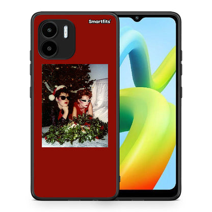 Θήκη Xiaomi Redmi A1 / A2 Waiting For Xmas από τη Smartfits με σχέδιο στο πίσω μέρος και μαύρο περίβλημα | Xiaomi Redmi A1 / A2 Waiting For Xmas Case with Colorful Back and Black Bezels