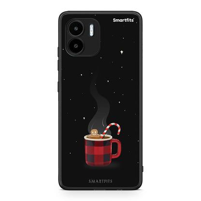 Θήκη Xiaomi Redmi A1 / A2 Xmas Bathing από τη Smartfits με σχέδιο στο πίσω μέρος και μαύρο περίβλημα | Xiaomi Redmi A1 / A2 Xmas Bathing Case with Colorful Back and Black Bezels