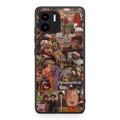 Θήκη Xiaomi Redmi A1 / A2 Xmas Wishes από τη Smartfits με σχέδιο στο πίσω μέρος και μαύρο περίβλημα | Xiaomi Redmi A1 / A2 Xmas Wishes Case with Colorful Back and Black Bezels