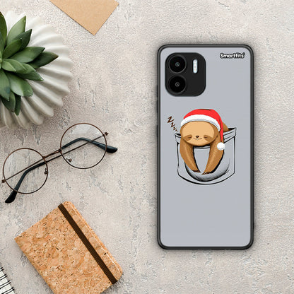 Θήκη Xiaomi Redmi A1 / A2 Xmas Zzzz από τη Smartfits με σχέδιο στο πίσω μέρος και μαύρο περίβλημα | Xiaomi Redmi A1 / A2 Xmas Zzzz Case with Colorful Back and Black Bezels