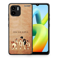 Thumbnail for Θήκη Xiaomi Redmi A1 / A2 You Go Girl από τη Smartfits με σχέδιο στο πίσω μέρος και μαύρο περίβλημα | Xiaomi Redmi A1 / A2 You Go Girl Case with Colorful Back and Black Bezels