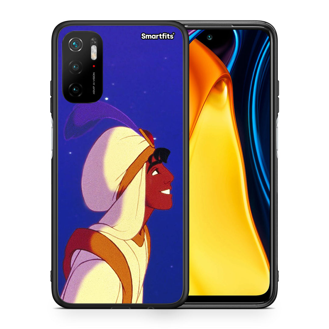 Θήκη Xiaomi Redmi Note 10 5G/Poco M3 Pro Alladin And Jasmine Love 1 από τη Smartfits με σχέδιο στο πίσω μέρος και μαύρο περίβλημα | Xiaomi Redmi Note 10 5G/Poco M3 Pro Alladin And Jasmine Love 1 case with colorful back and black bezels