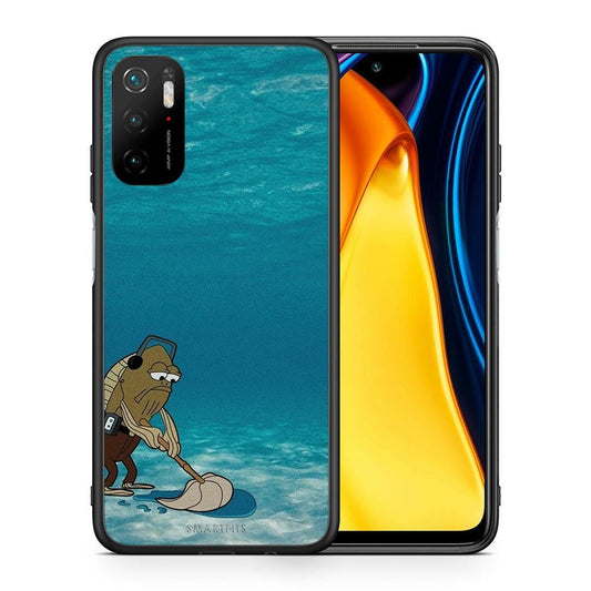 Θήκη Xiaomi Poco M3 Pro Clean The Ocean από τη Smartfits με σχέδιο στο πίσω μέρος και μαύρο περίβλημα | Xiaomi Poco M3 Pro Clean The Ocean case with colorful back and black bezels