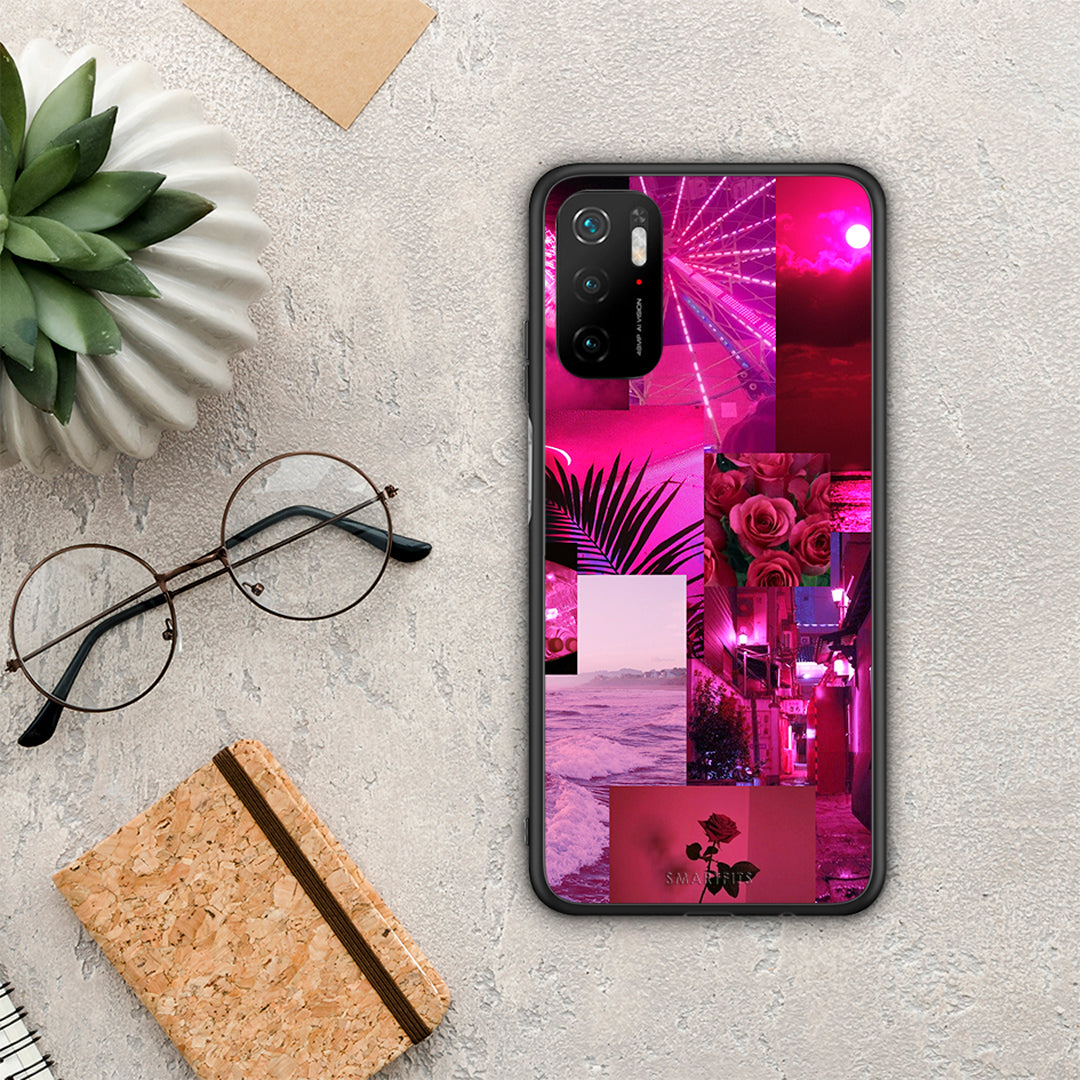 Collage Red Roses - Xiaomi Redmi Note 10 5G θήκη