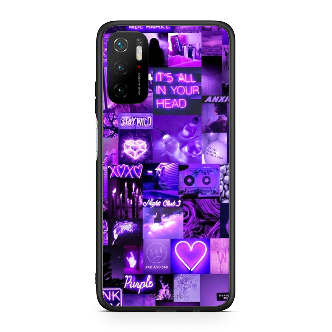 Xiaomi Redmi Note 10 5G Collage Stay Wild Θήκη Αγίου Βαλεντίνου από τη Smartfits με σχέδιο στο πίσω μέρος και μαύρο περίβλημα | Smartphone case with colorful back and black bezels by Smartfits