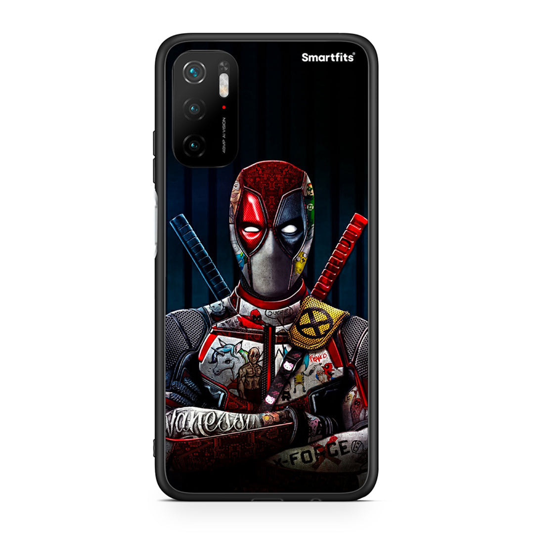Xiaomi Redmi Note 10 5G/Poco M3 Pro Funny Guy θήκη από τη Smartfits με σχέδιο στο πίσω μέρος και μαύρο περίβλημα | Smartphone case with colorful back and black bezels by Smartfits